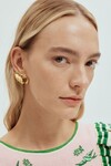 BANANA HOUSE CRAB SHELL EARRINGS (GOLD)