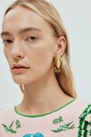 BANANA HOUSE CRAB SHELL EARRINGS (GOLD)