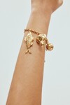 BANANA HOUSE CHARM BRACELET (GOLD)