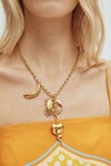 BANANA HOUSE CHARM NECKLACE (GOLD)