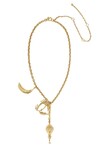 BANANA HOUSE CHARM NECKLACE (GOLD)