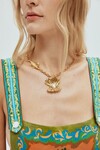 BANANA HOUSE CLAM SHELL NECKLACE (GOLD)