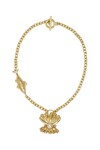 BANANA HOUSE CLAM SHELL NECKLACE (GOLD)