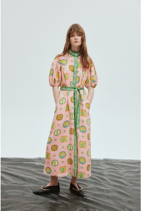 PORCELAIN SHIRTDRESS (PINK)
