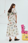 SUNSET MIDI DRESS (MULTI)