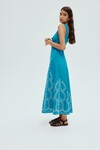 DONOVAN CORDED MIDI DRESS (SAPPHIRE)