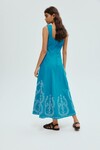 DONOVAN CORDED MIDI DRESS (SAPPHIRE)