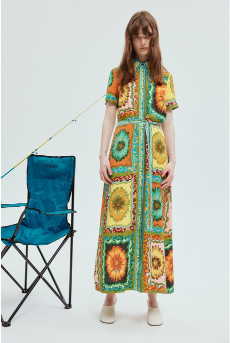 DISCO DAISY SHIRTDRESS (MULTI)