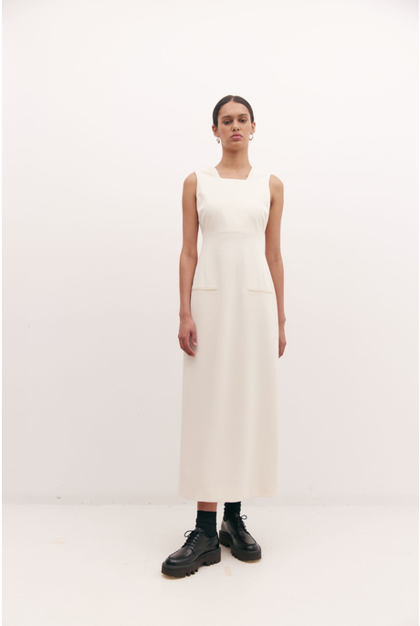 ANTONIA DRESS (IVORY)