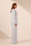 Brisa peak lapel blazer (ice blue)