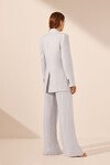 Brisa peak lapel blazer (ice blue)