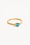 MAGIC OF US RING | DECEMBER (BLUE TOPAZ/18K GOLD VERMEIL)