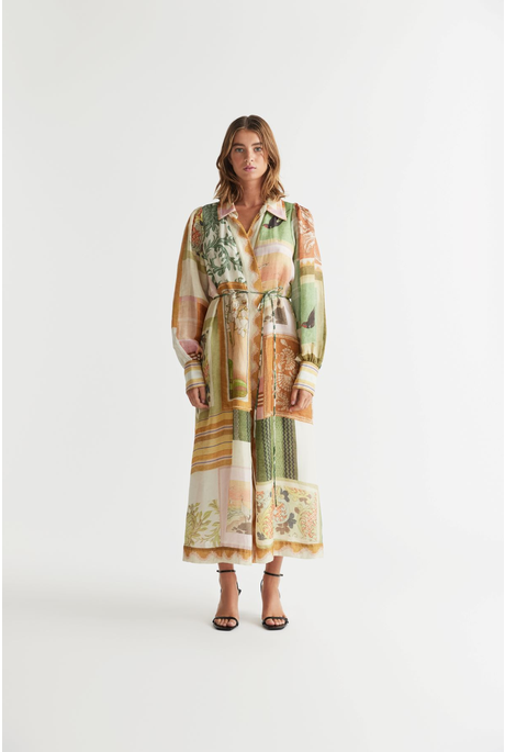 WABI SABI WRAP DRESS (PASTEL)