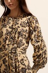 TANGENT DRESS (OCHRE FLORAL)
