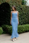 CAMILLE DRESS (CANDY BLUE STRIPE)