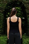 PHOEBE TOP (BLACK RIB)