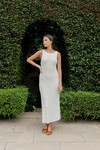 JOEY DRESS (IVORY RIB)