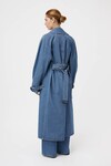 BEA DENIM TRENCH COAT (CLASSIC BLUE)