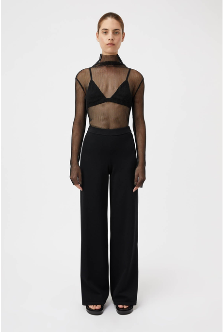 DELA KNIT PANT (BLACK)