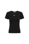NORA FITTED TEE (BLACK)