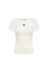 NORA FITTED TEE (SOFT WHITE)
