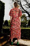 BIG FRILLS DRESS (PINK FLORAL)