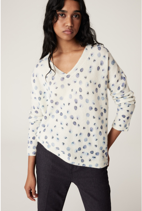 LUNA V NECK JUMPER (LUNA SPOT)