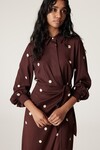 ROBERTS SHIRT DRESS (CHOCOLATE SPOT)