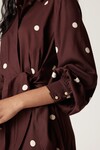 ROBERTS SHIRT DRESS (CHOCOLATE SPOT)