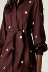ROBERTS SHIRT DRESS (CHOCOLATE SPOT)