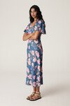 POPPY MIDI DRESS (PINK FLORAL)