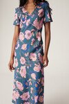 POPPY MIDI DRESS (PINK FLORAL)