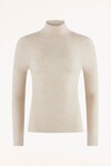 SEAMLESS MERINO TURTLE NECK (WHEAT)