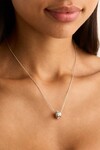 NO RAIN, NO FLOWERS SPINNING MEDITATION NECKLACE (STERLING SILVER)