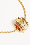 NO RAIN, NO FLOWERS SPINNING MEDITATION NECKLACE (18K GOLD VERMEIL)