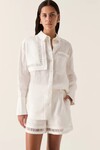 REFRAME OVERSIZED LOGO SHIRT (IVORY)