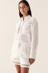 REFRAME OVERSIZED LOGO SHIRT (IVORY)