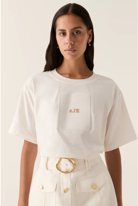 THALIA OVERSIZED TEE (IVORY)