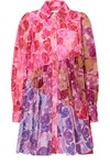 VISION SMOCK MINI DRESS (KALEIDOSCOPIC ROSE)