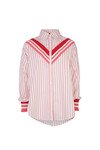 JUST A LITTLE RIB SHIRT (PINK STRIPE)