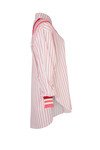 JUST A LITTLE RIB SHIRT (PINK STRIPE)