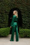 OPHELIA PANT (EMERALD GREEN SILK)