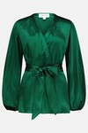 RHODE ROBE (EMERALD GREEN SILK)