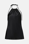 WALTER HALTER TOP (BLACK SILK)