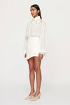 BOWIE RAFFIA MINI SKIRT (OFF WHITE)