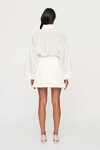 BOWIE RAFFIA MINI SKIRT (OFF WHITE)