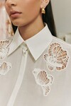 AINSLEY EMBROIDERED SHIRT (OFF WHITE)
