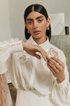 AINSLEY EMBROIDERED SHIRT (OFF WHITE)