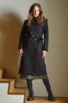 MELTON MOMENT COAT (BLACK)