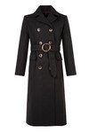 MELTON MOMENT COAT (BLACK)